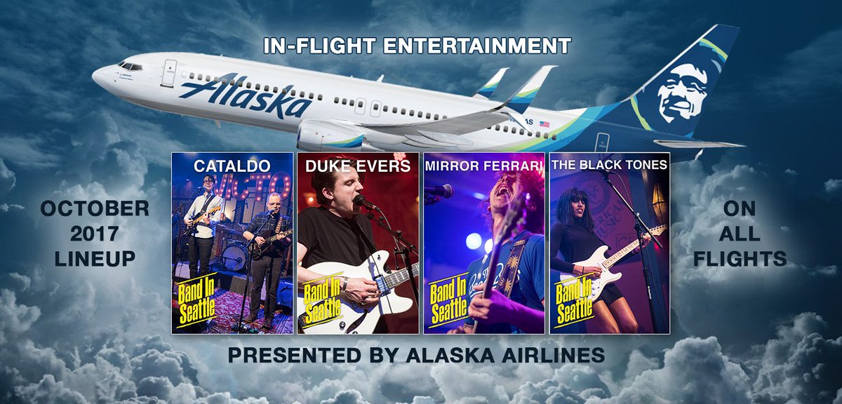 This month on <a href="/AlaskaAir/">Alaska Airlines</a> you can catch <a href="/cataldomusic/">Eric Anderson</a> <a href="/DukeEversBand/">Duke Evers</a> #MirrorFerrari and @The_Black_Tones in the sky! #iFlyAlaska