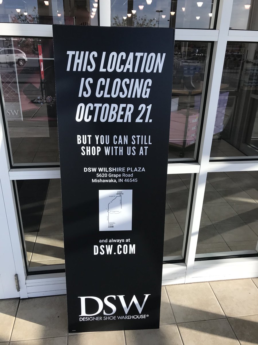 dsw closing stores