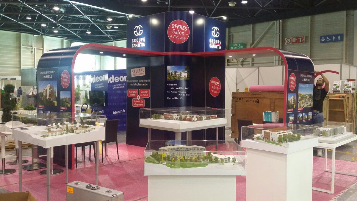 JejePo974's tweet photo. Préparation du stand de @GroupeGambetta pour le salon de l'immobilier à Marseille du 6 au 8 octobre.
Venez découvrir nos programmes! https://t.co/zHWsBM3tyj
