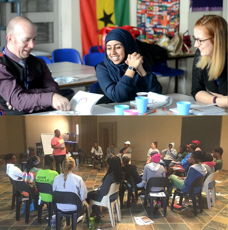 LovingClassroom's tweet photo. Last week we launched #LovingCities in #Sheffield and #Johannesburg. Pleasure to be working with @FirthParkAcad and Camp Sizanani. #Humanity https://t.co/RbaNDTmnOF