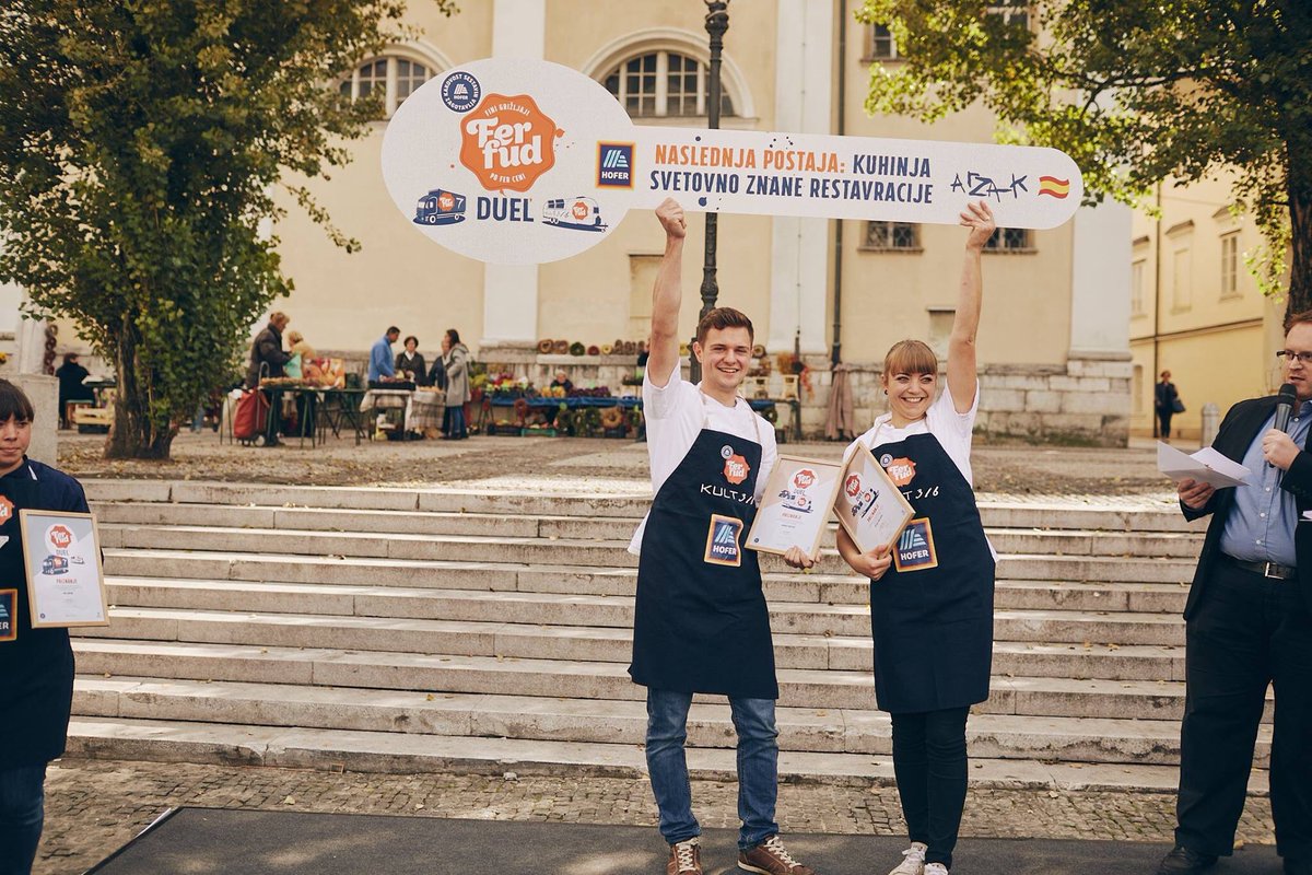 FerFud's tweet photo. Fini obiskovalci ste določili, da v restavracijo #arzak potuje #ferfud ekipa #kult316 🎉🎉 https://t.co/o62PrVrXBi