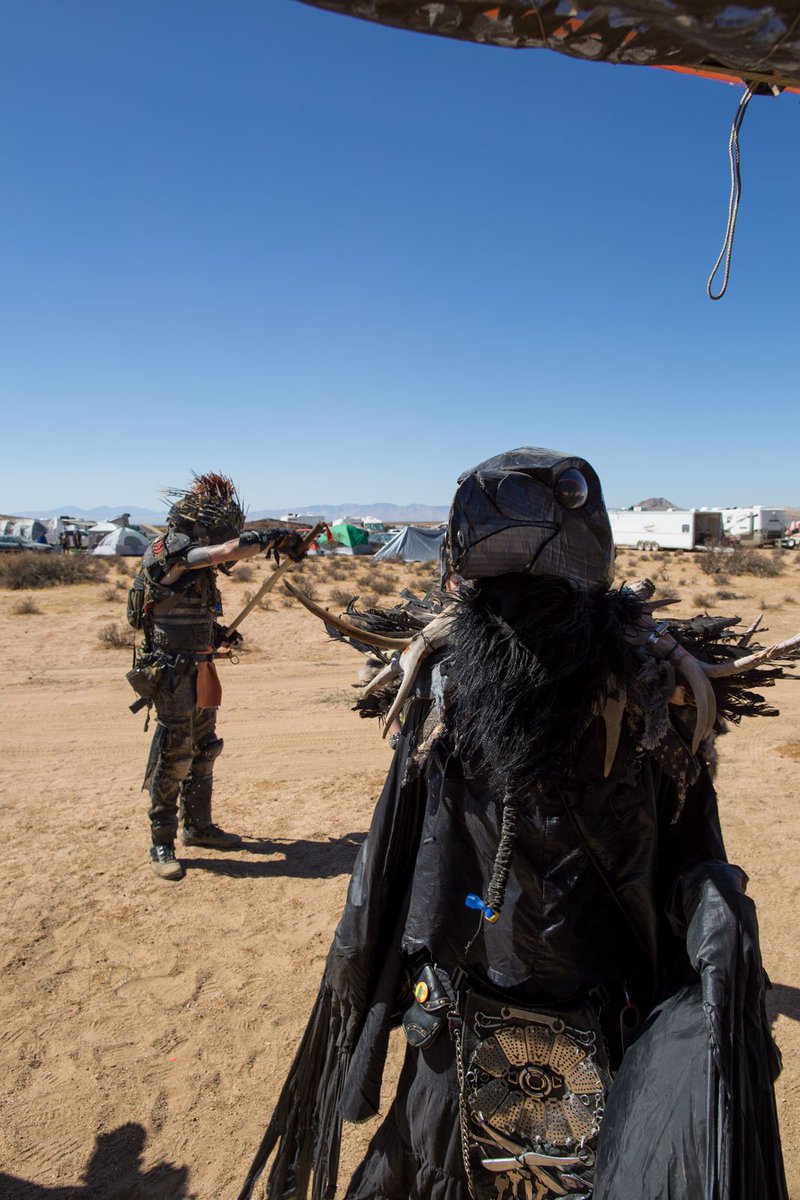 ChaoseVIIn's tweet photo. Kicking off Autumn via the Apocalypse...#wastelandweekend #vermintribe #varminttribe #AUS10 #postwarmanticore https://t.co/32aYGUW5f1