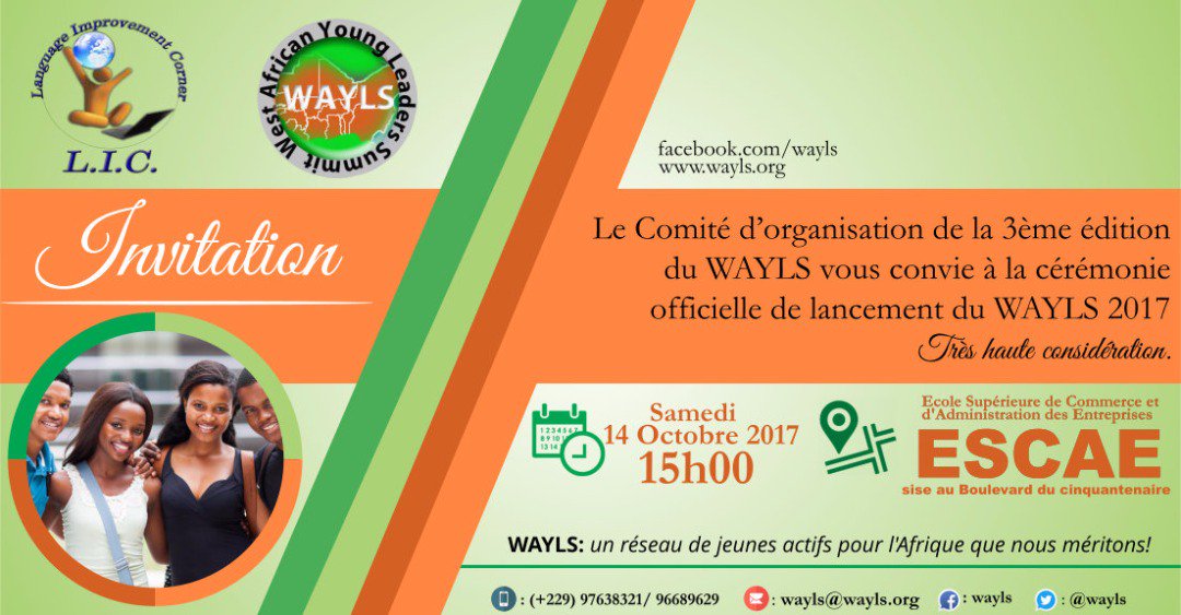 OCJ-Bénin (@ocjbenin) on Twitter photo Sommet des Jeunes Leaders de l'Afrique de l'Ouest (WAYLS).
#WAYLS
#ODD <a href="/ONU_fr/">Nations Unies (ONU)</a> <a href="/pnudfr/">ONU Développement</a> <a href="/ONUinfo/">ONU Info</a> <a href="/ONU_fr/">Nations Unies (ONU)</a> Sommet des Jeunes Leaders de l'Afrique de l'Ouest (WAYLS).
#WAYLS
#ODD <a href="/ONU_fr/">Nations Unies (ONU)</a> <a href="/pnudfr/">ONU Développement</a> <a href="/ONUinfo/">ONU Info</a> <a href="/ONU_fr/">Nations Unies (ONU)</a>