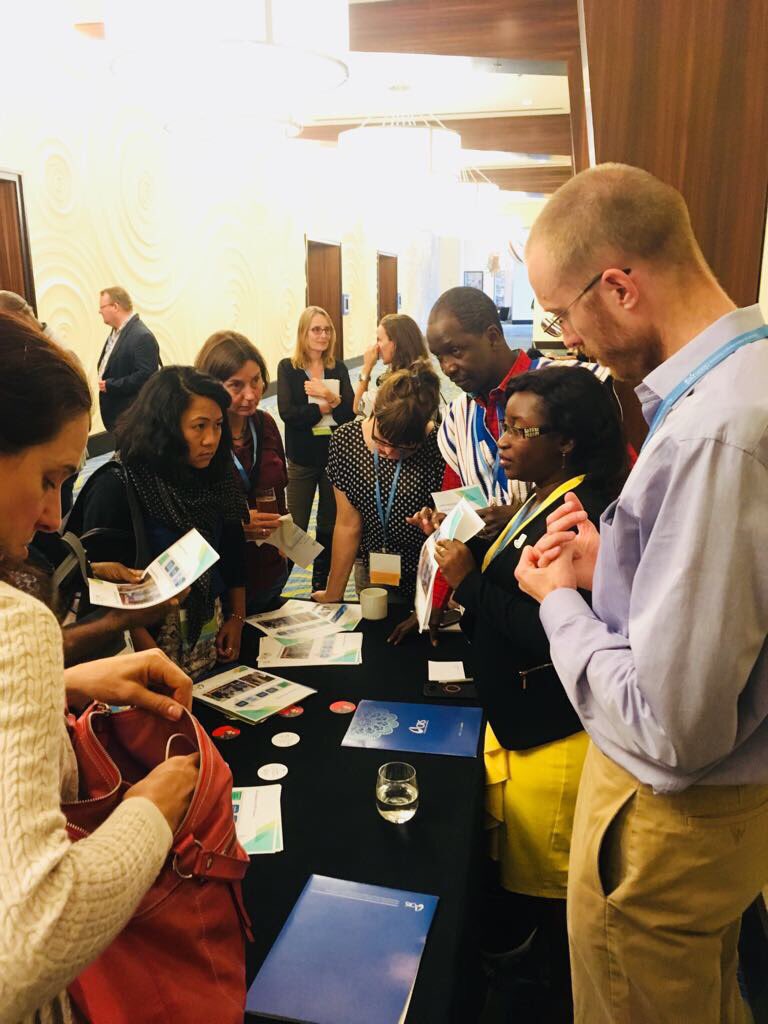 TheSEEPNetwork's tweet photo. Busy afternoon talking private service providers, #mobilemoney linkages in #savings at @CRS_Expertise market stalls #SEEP2017 https://t.co/9KHOwhKtNd