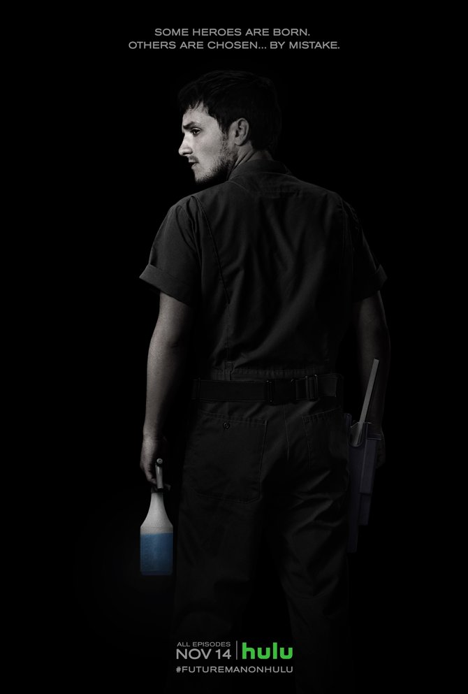 jhutch1992's tweet photo. Check out the new poster for @futuremanonhulu all episodes drop November 14th https://t.co/4XVmQmHiOu