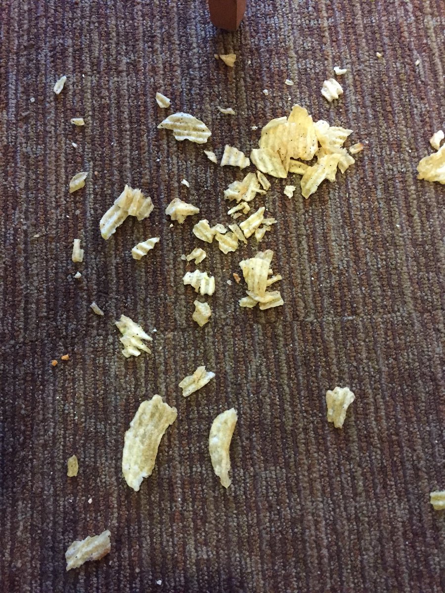 carlynoelle94's tweet photo. All my chips are on the ground....Why did I get out of bed today https://t.co/1mn1mlRzHk