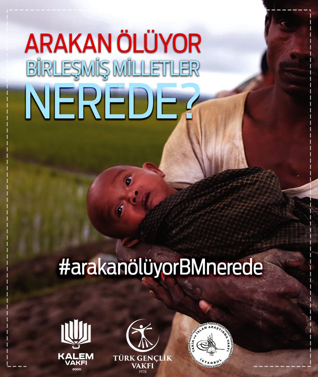 KalemOkullari's tweet photo. Soruyoruz: Arakan ölüyor! Birleşmiş Milletler nerede? #arakanölüyorBMnerede https://t.co/5O9HhyzO1k