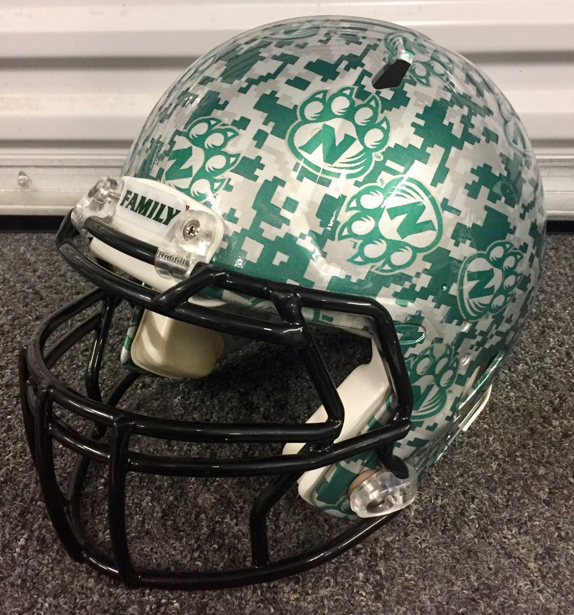 Hudl_Tucker's tweet photo. 🚨RETWEET &amp; FOLLOW🚨

For your chance to win this custom @NWBearcatsFB helmet! 

#MilitaryAppreciation https://t.co/U9RxfdG83Z