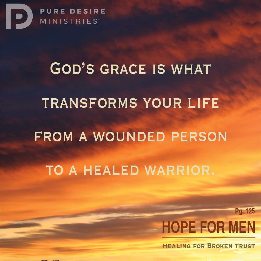 PureDesirePDMI's tweet image. Let God's grace transform you into a warrior for His kingdom! #HopeForMen