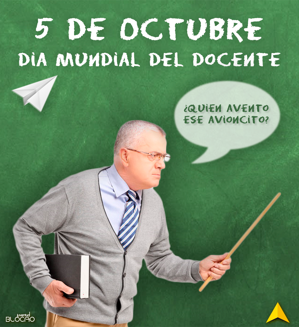 csg_mx's tweet photo. Porque todos tenemos un maestro que siempre nos regañaba... Feliz día del docente! #DíaMundialDeLosDocentes https://t.co/cYbRDznHgi