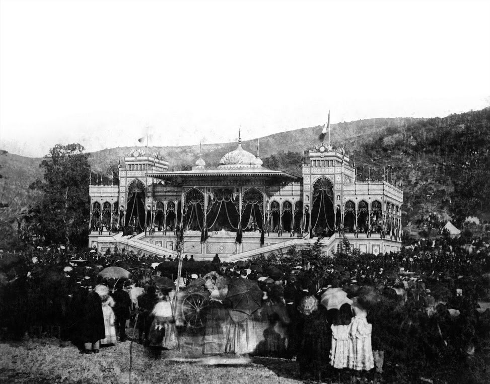 1869'da İstanbul'a gelen İmparatoriçe Eugenie için Beykoz Tokatköy'de sökülebilir bir köşk inşa edilmiş.  @alisukrucoruk