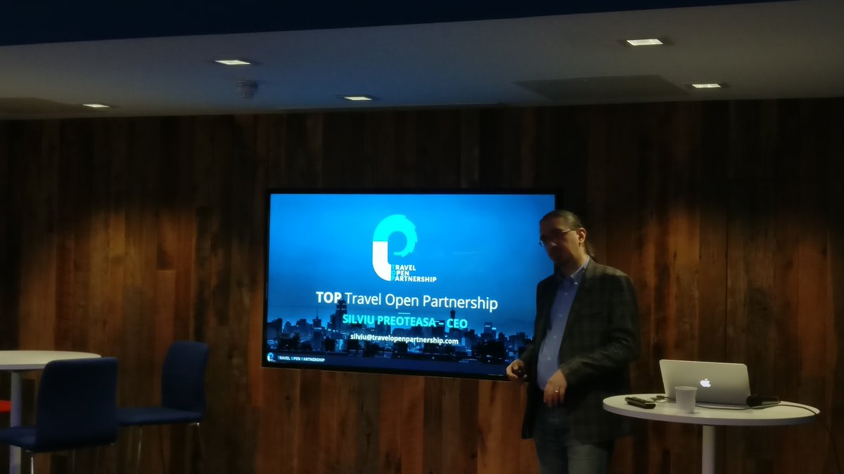 TravelScienceHQ's tweet photo. Our CEO Silviu speaking about growth hacking and using hackathons to launch TOP! #TravelScience https://t.co/oAlXFJBGhM