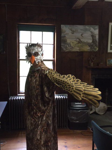 ABasdekis's tweet photo. Professional work,trail work,farm work,service work,philanthropy, &amp; bird costumes!1st day of Horizons! #placebasedlearning #servicelearning https://t.co/BpOus57ryf