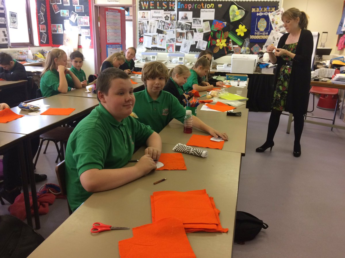 Great craft club in textiles- excited to see final product 🎃🎃🎃