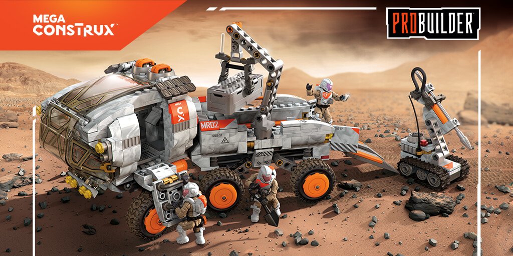 mega construx probuilder space rover expedition