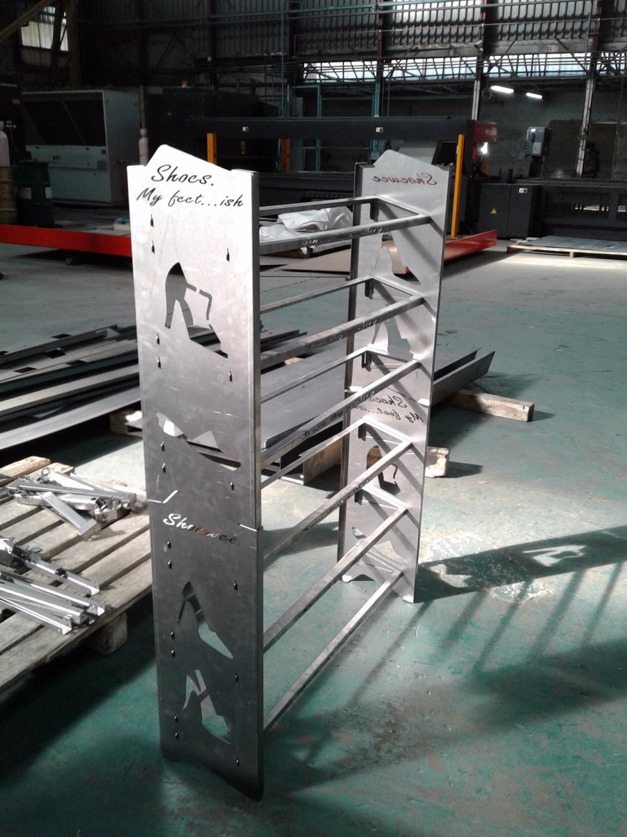 MeDesigns_Racks's tweet photo. We are proudly South African and this is one of the shoe racks in the manufacturing process! #unique, #ShoeRack, #DesignerStorage https://t.co/srIHQT2cyi