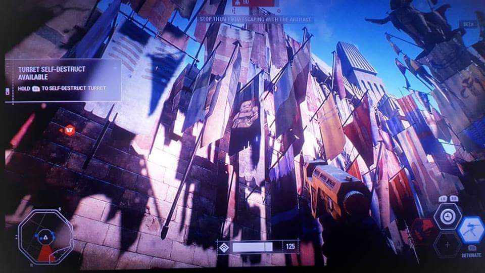 501stLegion's tweet photo. The 501st flag Easter Egg from Maz Kanata's castle in #TheForceAwakens also faithfully appears in @EAStarWars Battlefront II. #501st https://t.co/pzBzCgC3wG