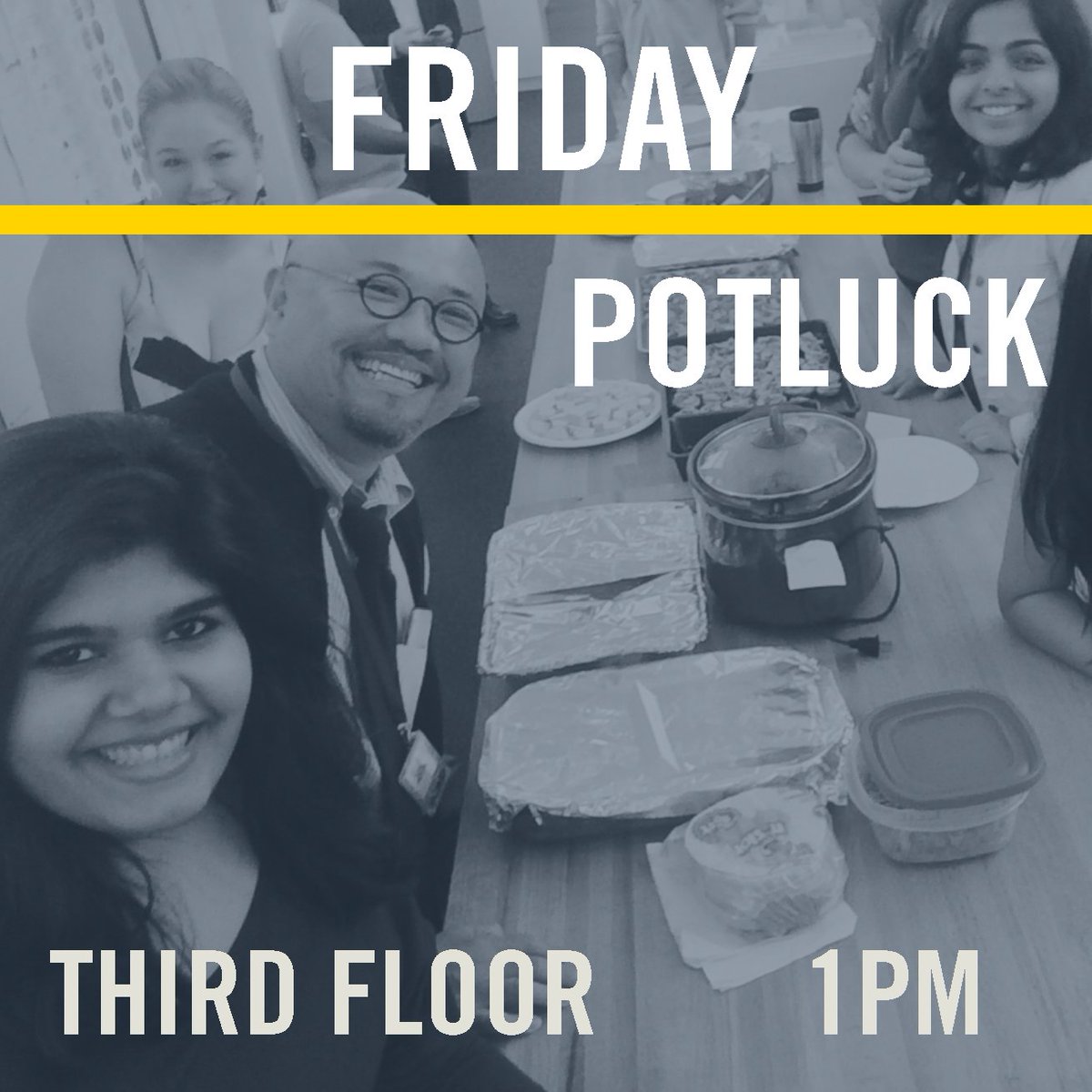 SCADAIAS's tweet image. As we have a makeup day on Friday, we are planning to have a potluck in which, everyone can bring food and drinks to share