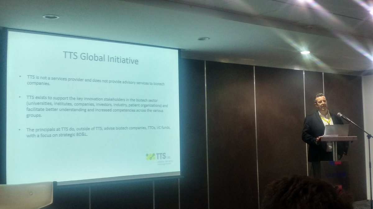 "El modelo de negocios no parte con #Ciencia  espectacular, sino que con un cliente", Christian Suojanen, co-chairman Tech Transfer Services