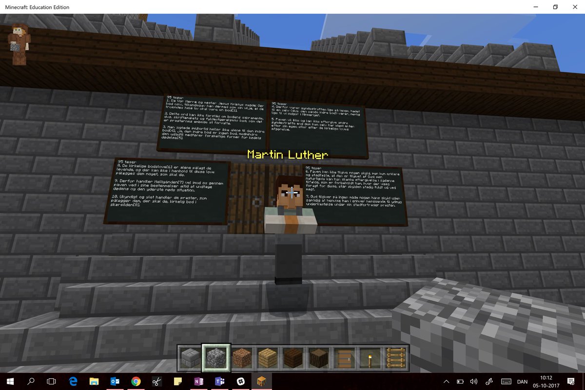 katjaborregaard's tweet photo. Want 200 Ss undivided attention during your Reformation presentation during morning assembly - just make it in MinecraftEdu! @PlayCraftLearn https://t.co/DcpbxeHBNQ