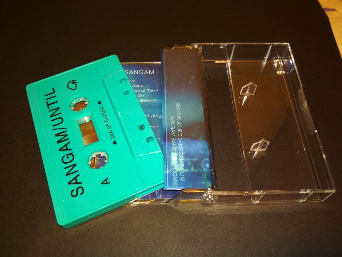 SEAOVCLOUDS's tweet photo. Sangam - Until [☁ 004] limited edition sea foam green tapes 
Available now! ✨☄️💫
https://t.co/I4LdWsaMiG
@HVRTSangam https://t.co/VETC5F115i