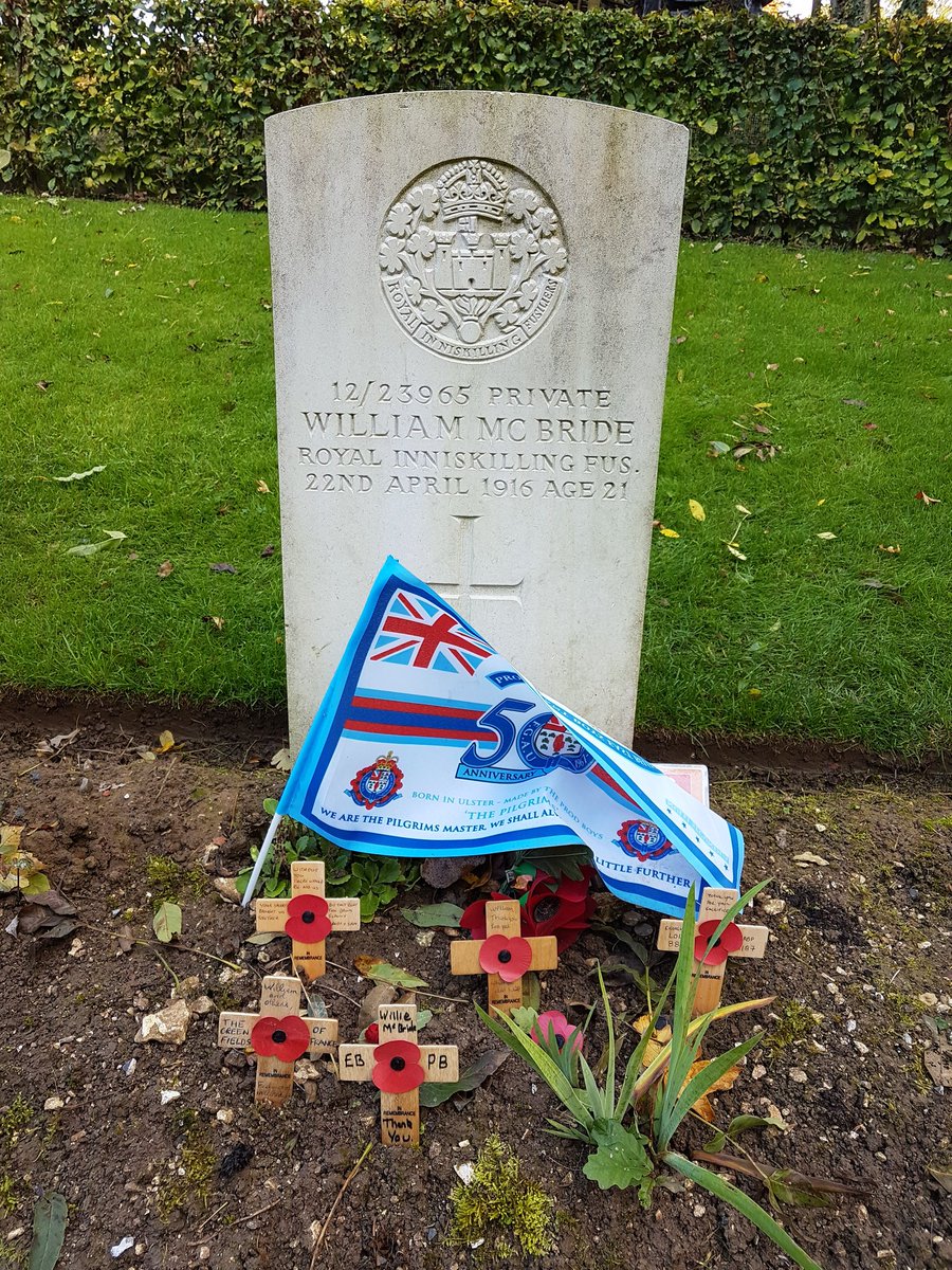 BBTLLP's tweet photo. A great stop at  #Authuile @CWGC #Military #Cemetery with the #Autum sun coming through, talking #Ulster #WilliamMcBride #Somme https://t.co/1mAM6GoD98