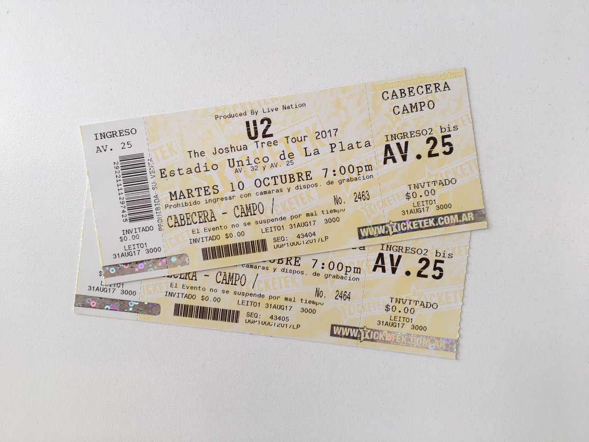 Querés ir a ver a <a href="/U2/">U2</a>?? Tengo 2 entradas! Hacé RT de este tuit y llevatelas 😉 Gracias <a href="/Banco_Patagonia/">Banco Patagonia</a>!