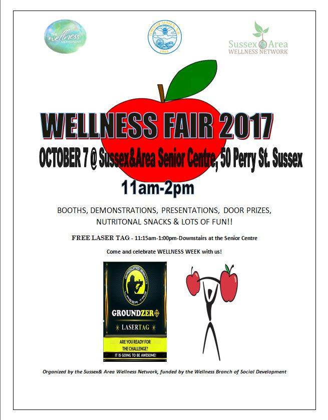 <a href="/Sussex_Wellness/">SussexWellnessNetwrk</a>  <a href="/WellnessNB/">NB Wellness</a> 
Wellness Fair in Sussex Oct.7 FREE check it out!!
