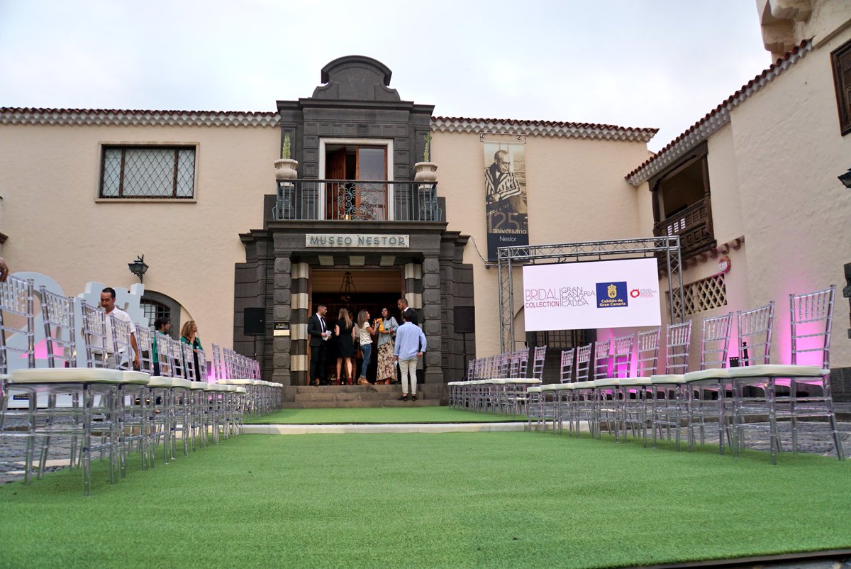 El #MuseoNéstor se viste de gala para  #GranCanariaBridal #LugaresMágicos #GranCanaria #Pasarela #Novias #Bride