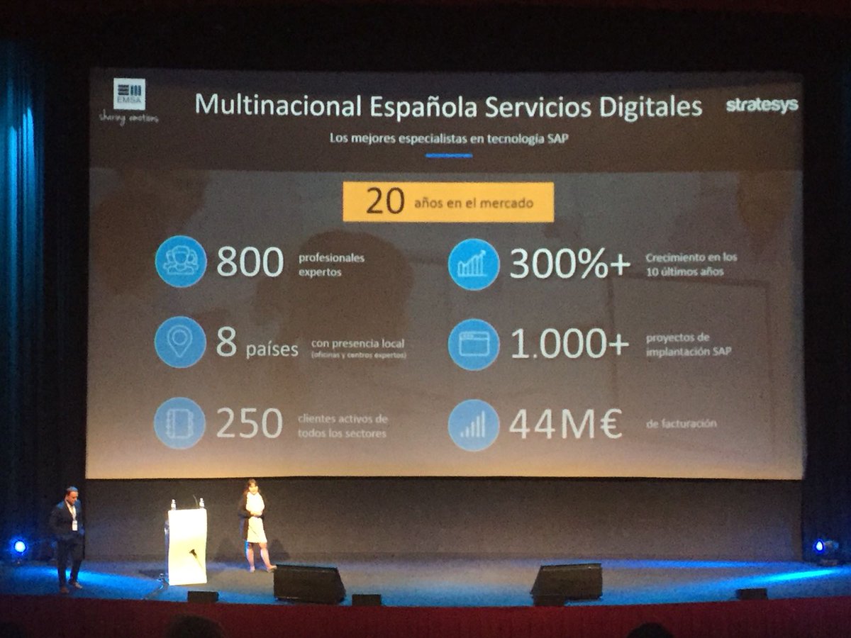 stratesys's tweet photo. Mireia Cunill Head LoB #lifesciences @stratesys con nuestro cliente #EMSA en @TeatroGoya #S4HANA @SAPSpain #SAPMDP https://t.co/3Y4KRfqPfR