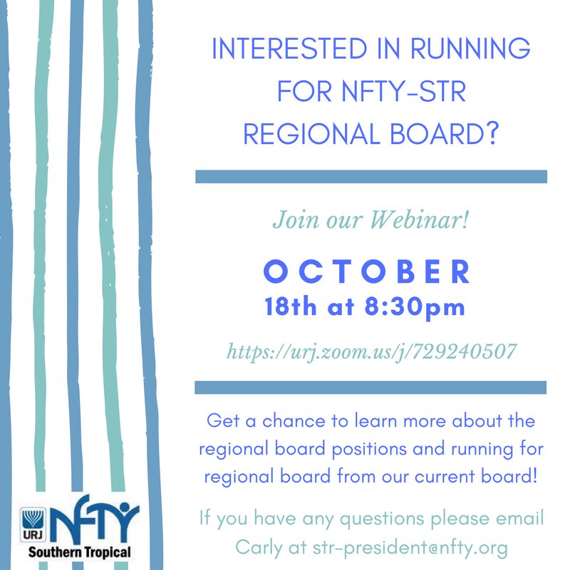nfty_str's tweet photo. Are you interested in running for regional board? Join our webinar!! https://t.co/aSstkAz9t8