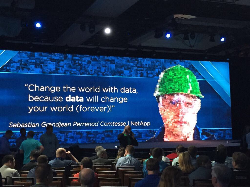 jgrinwis's tweet photo. Respect to my main man @GrandsCru. He made it to the main stage at #netappinsight 💪🏼😂 https://t.co/RSxxmLsSRG