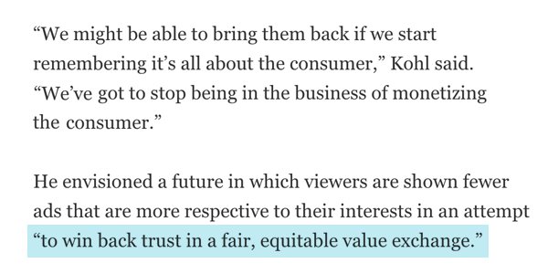 adjoy's tweet photo. Yes. Yes. And YES.

We couldn't have said it better ourselves, @davidmkohl. 👏 #consumer #trust

https://t.co/wv2vbPkzIy https://t.co/7qT9jOOsnj