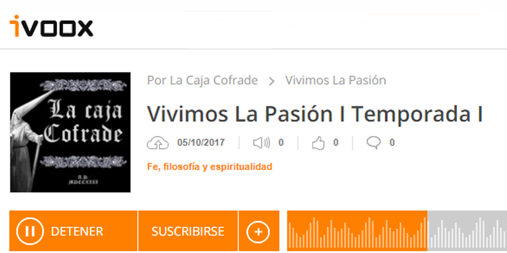 LaCajaCofrade's tweet photo. Escucha nuestro nuevo #programaCofrade #VivimosLaPasion en este enlace https://t.co/oJOKVPTpTn y disfruta del mundo cofrade. RT. https://t.co/JkOK6sLswY