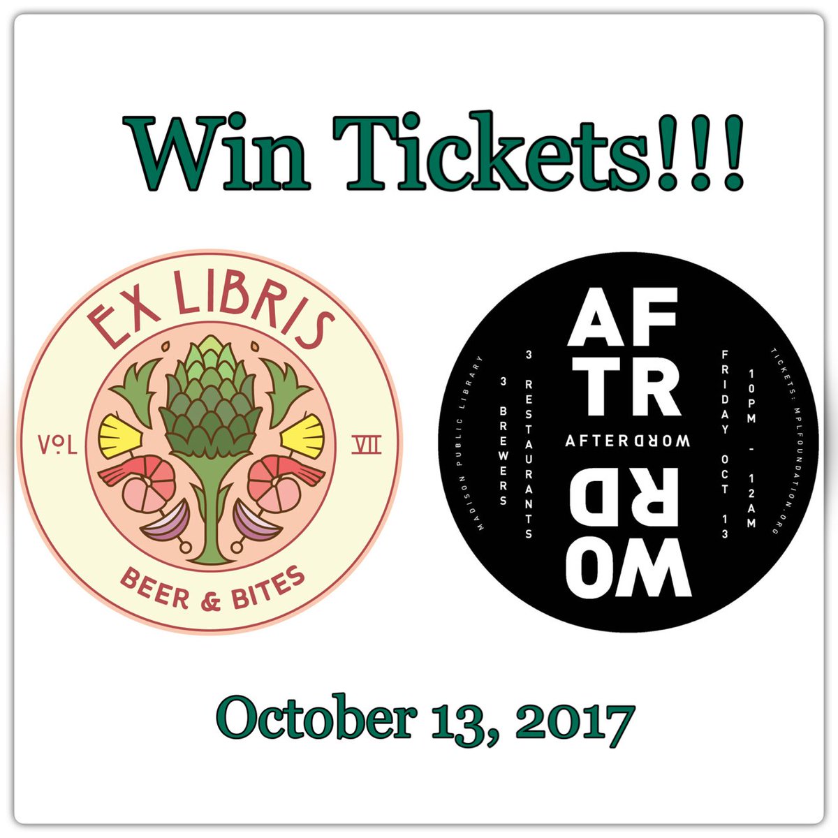 MPLFoundation's tweet photo. Snap a selfie at  @HouseofBrews or @Karben4
&amp; you may win tixs to our #ExLibris2017 &amp; Afterword events. Details~ https://t.co/XjmH8a83TP https://t.co/uiNqA5m3tn