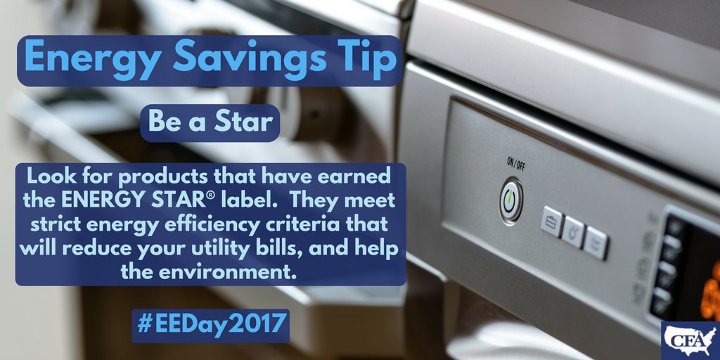 Consumers currently enjoy $63 billion in annual savings on their energy bills thanks to #EnergyEfficiency standards #EEDay2017