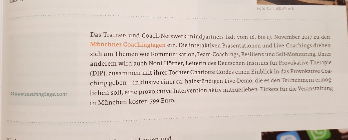 Ausschnitt des Termintickers  der <a href="/TrainingAktuell/">Training aktuell</a> #mct2017 #coachingtage