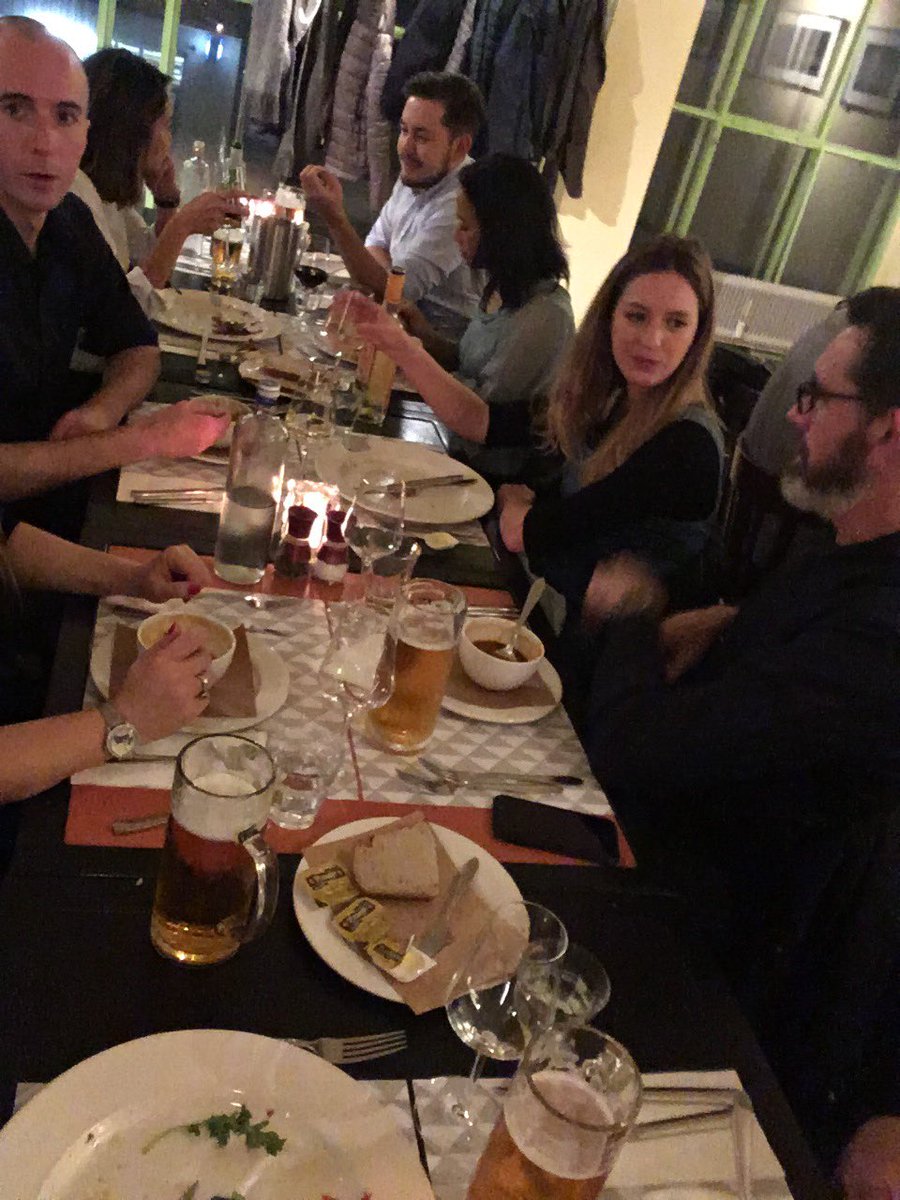 Enjoying quality company #rotterdam #clay #paving #landscapearchitectsontour <a href="/wienerbergeruk/">wienerberger UK</a> @Hardscape_UK