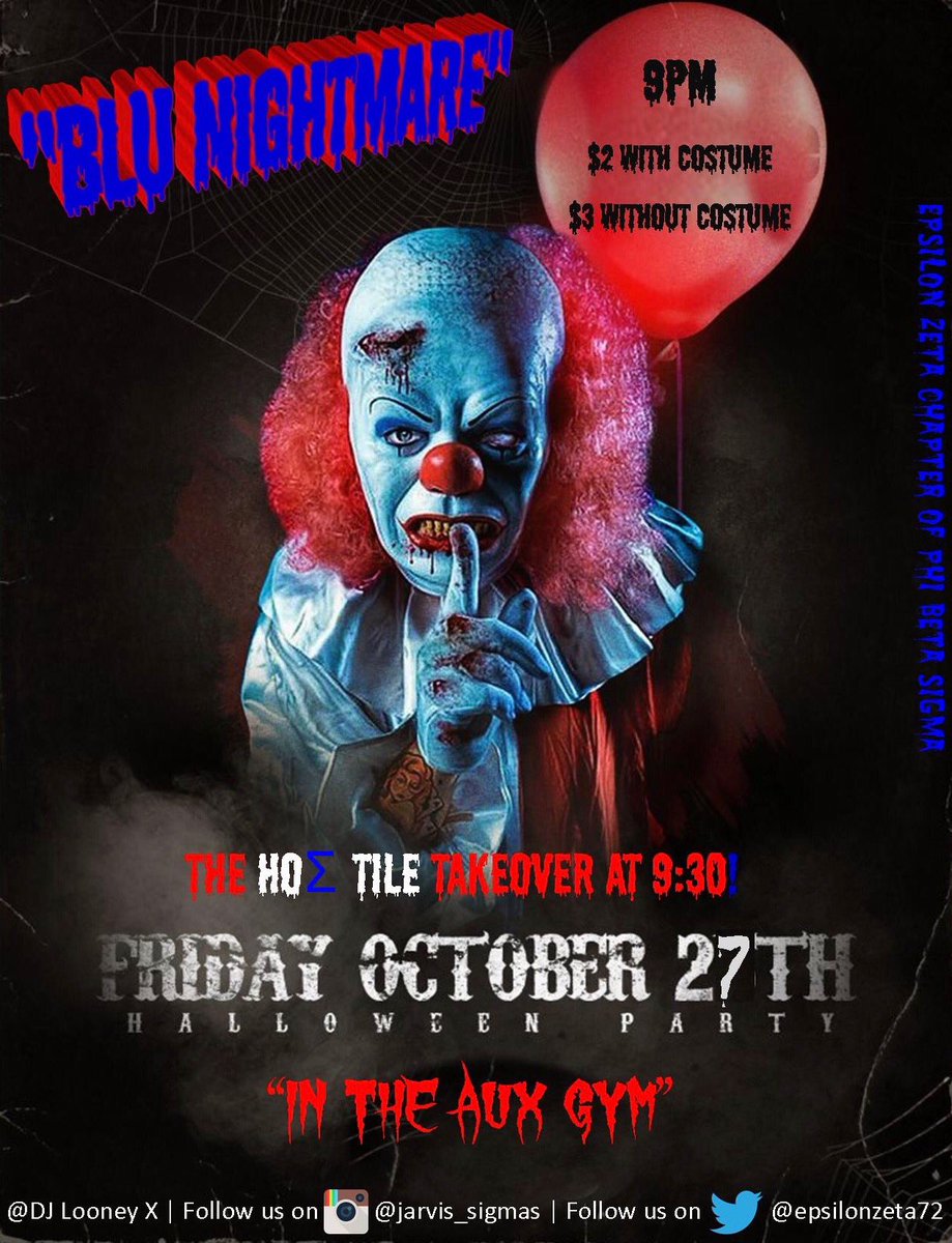 epsilonzeta72's tweet photo. #BluNightmare| October 27| 9:00 PM @ Jarvis Christian College 🎃👻 #JCC21 #JCC20 #JCC19 #JCC18 #WileyCollege #TexasCollege #SFA https://t.co/NNYAvxFMEX