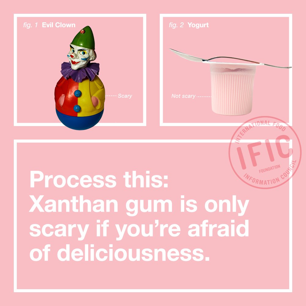 IFIC_Insights's tweet image. #ProcessThis: Xanthan gum, a naturally derived #ingredient, is added to foods to make them smooth and creamy - bit.ly/2w5b2gk