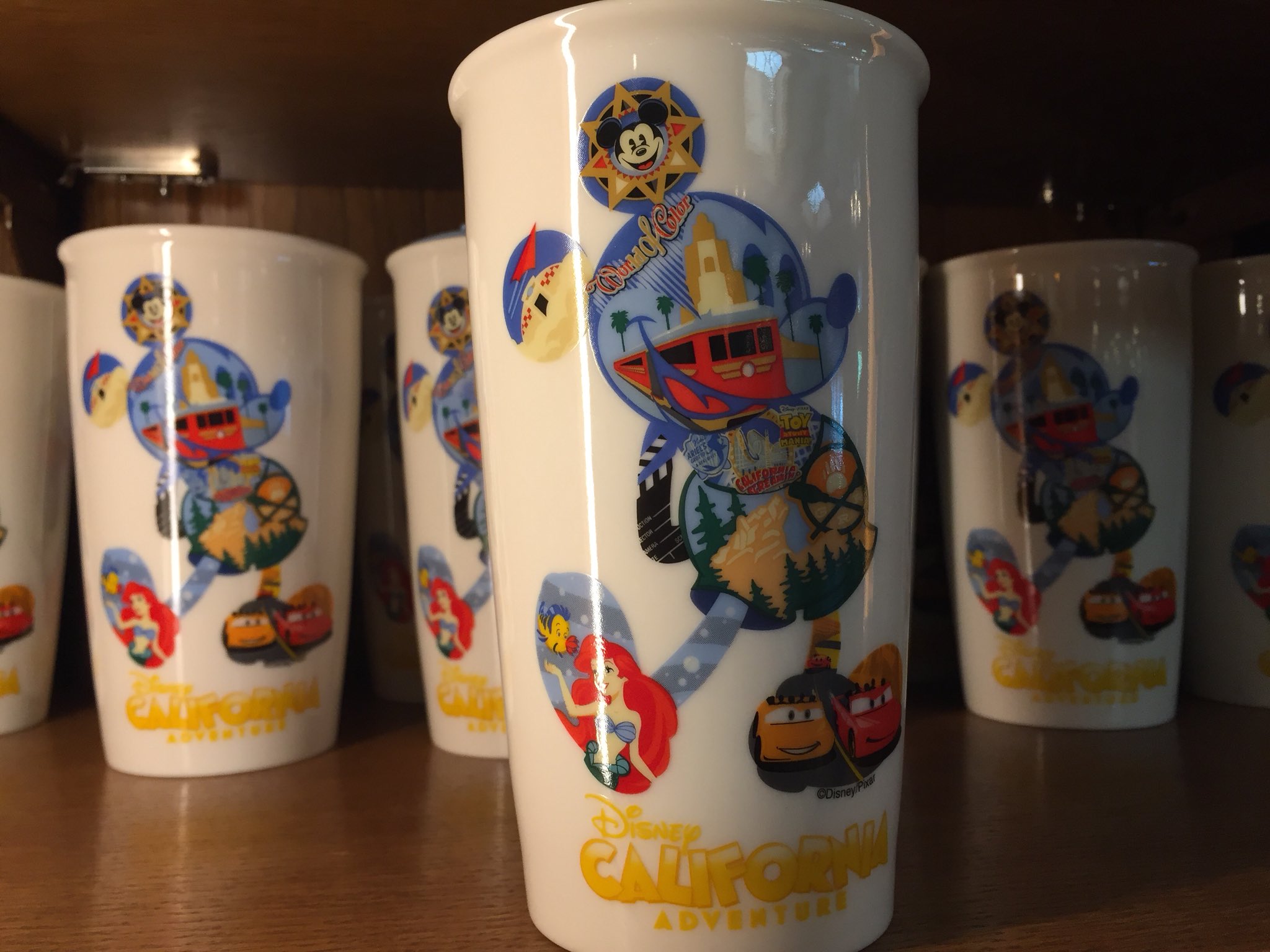 New Disneyland and Disney California Adventure Ceramic Starbucks