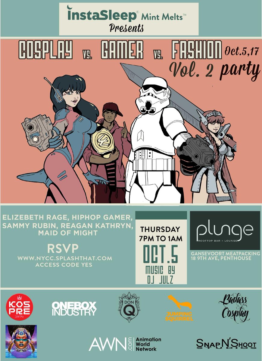 JS is glad to announce we're sponsoring the Cosplay vs Gamer vs Fashion event.