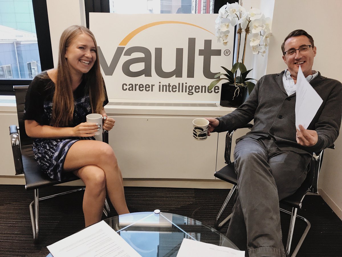 VaultConsult's tweet photo. @Vaultcareers editor @pstott sat down to talk #Vaultconsultingrankings on Facebook Live. Check it out here: https://t.co/xymiAfkAmh https://t.co/0AjlwqkxGZ