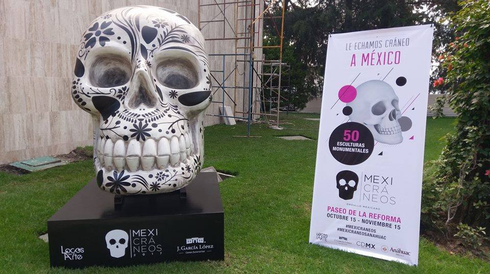 DONDEIRweb's tweet photo. Desde la Estela de Luz hasta la glorieta del Ángel verás 50 cráneos enormes que buscan remarcar nuestra cultura... https://t.co/V3edJc2A2U https://t.co/o02J1KOKT2