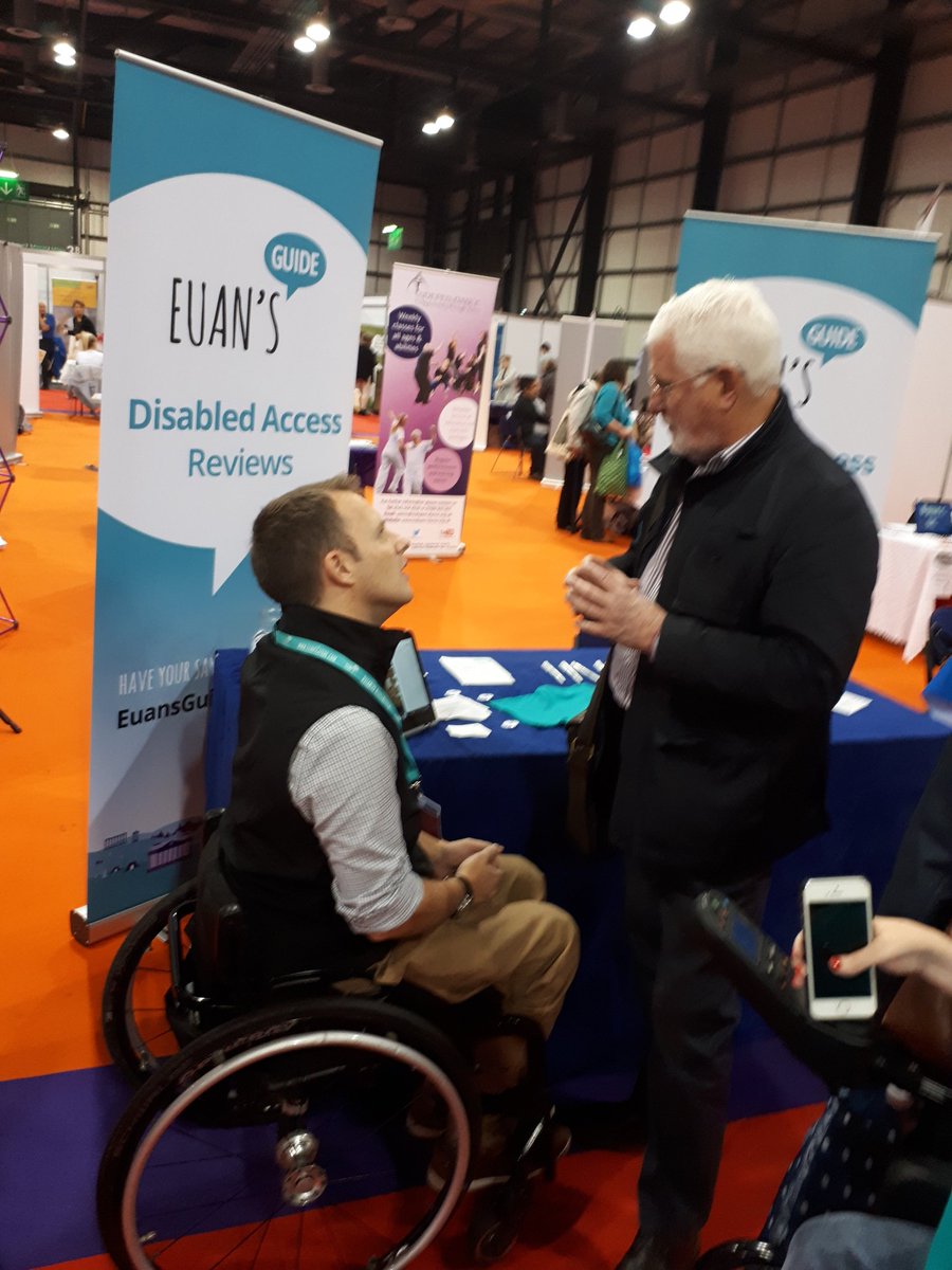 weirdavid1's tweet photo. Here is @ryanmacdEG working hard today at the @EuansGuide  stand at @ILScot #ils17 https://t.co/2DTlqNRdtC