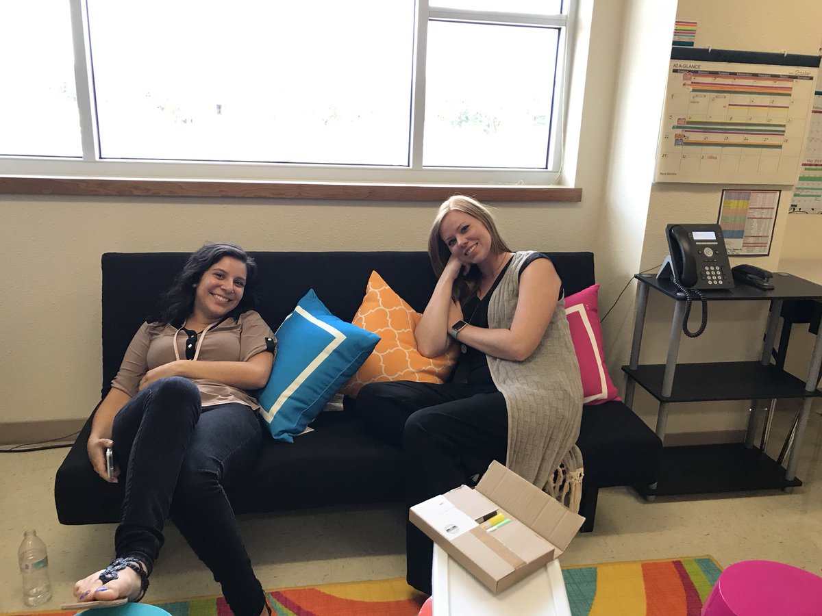 MalloryBui's tweet photo. Using the couch in the data room during half day planning ☺️ @FinchDanielle @CelinaVitela https://t.co/Cw4WceyqLj
