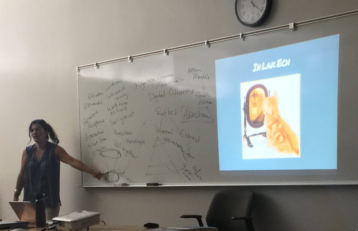 Marybwalls's tweet photo. #iCreate2018 instructor @ymasumac9 sharing ideas about cyber security, digital footprints, and building a safe learning culture https://t.co/DDATgg91os