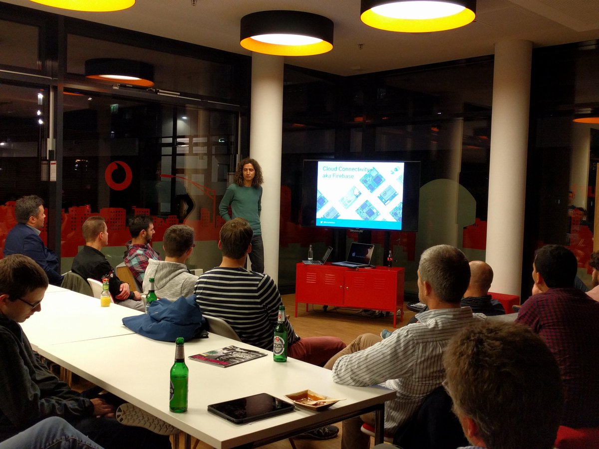 WTMDusseldorf's tweet image. Right now @tasomaniac talks about #AndroidThings  at #GDGDUS October meetup, for a curious audience from our @gdgduesseldorf community