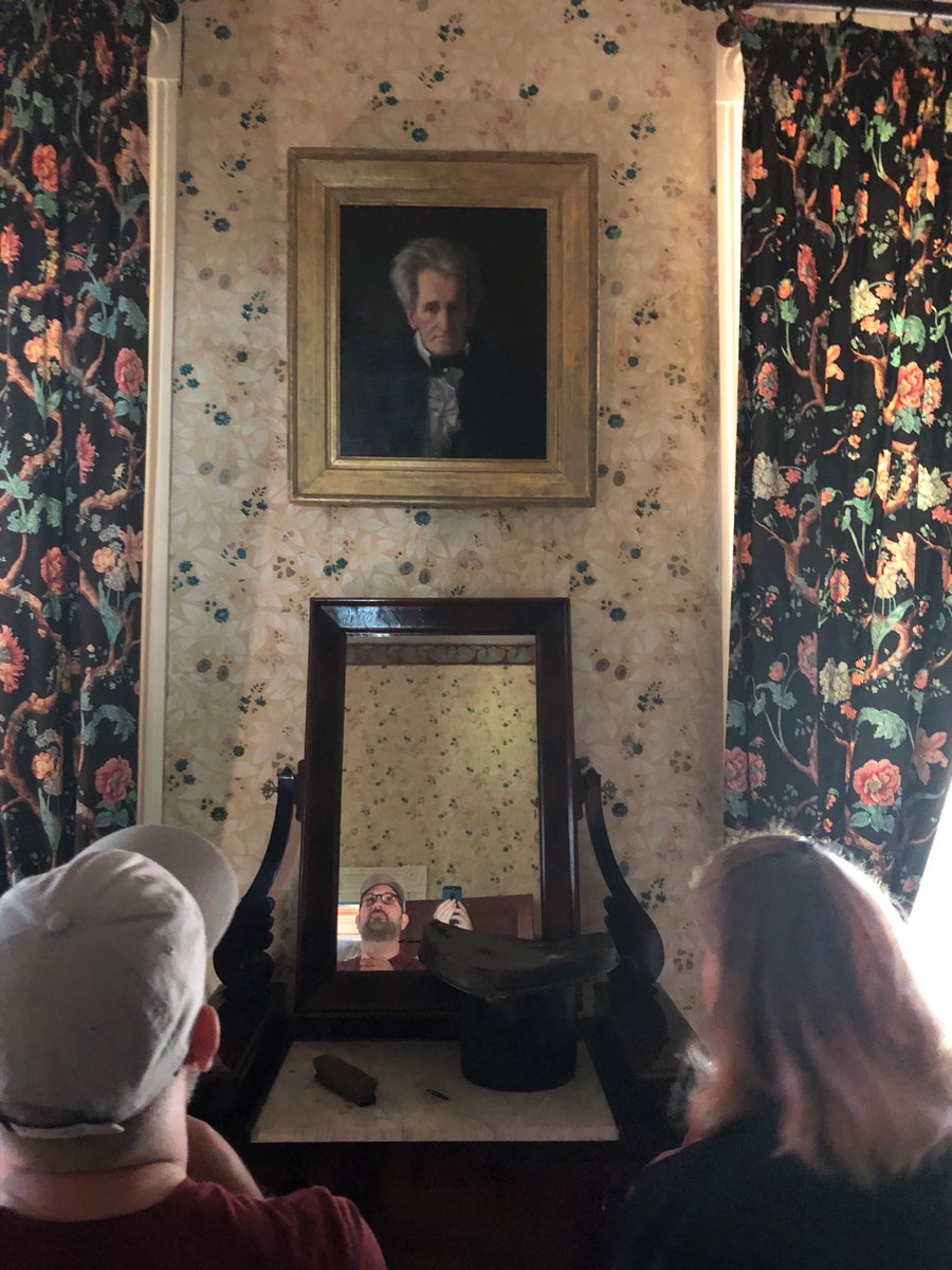 nashrep's tweet photo. The Bloody cast literally walked the @7thpresident's steps in a behind-the-glass tour of Jackson's Hermitage! Staff discussed the historical figures they portray and how art can help interpret the past.
Come be part of the discussion! https://t.co/2vItfrenG5
#nashrep #bbaj https://t.co/UO9q6EI1XZ