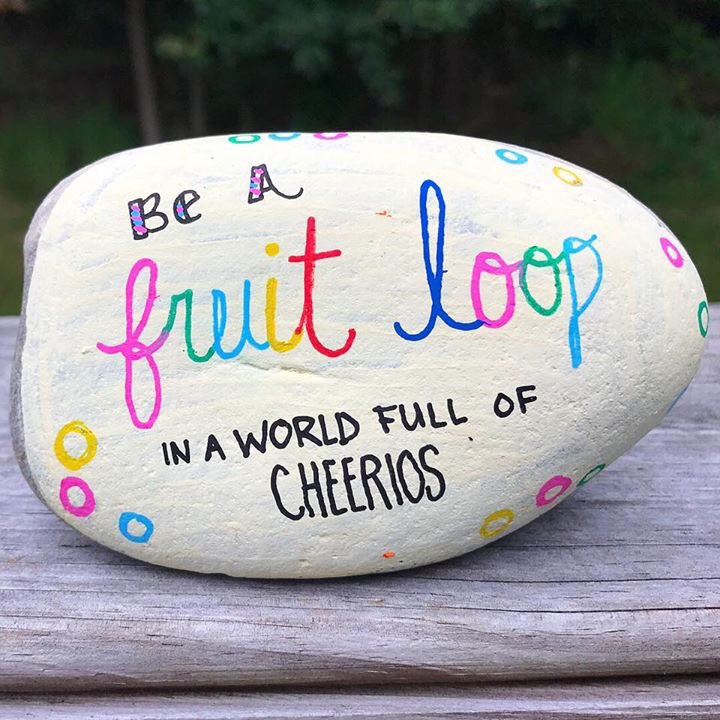 sameteamyall's tweet photo. #beafruitloop #kindnessrocks https://t.co/S6BHkGbHRM